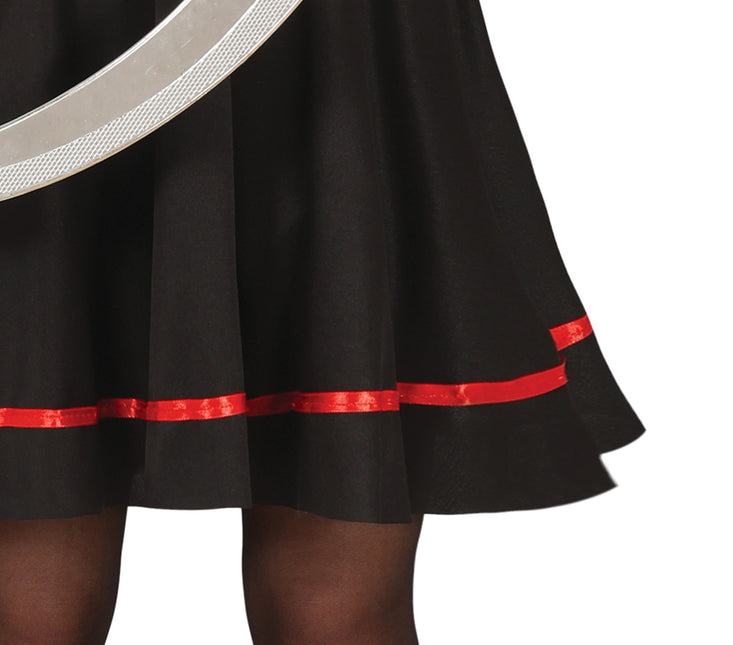 Merirosvo puku musta punainen tyttö