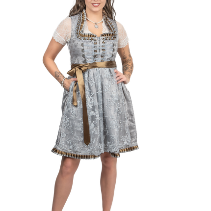 Hopea Dirndl Mekko Oktoberfest Naiset 2 kpl
