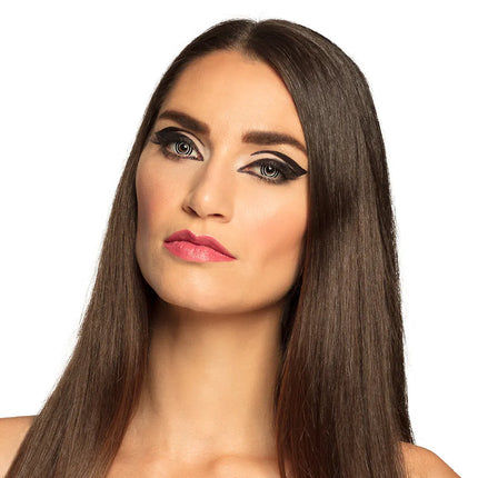 Mustat värilliset linssit Valkoinen spiraali 3Mnd