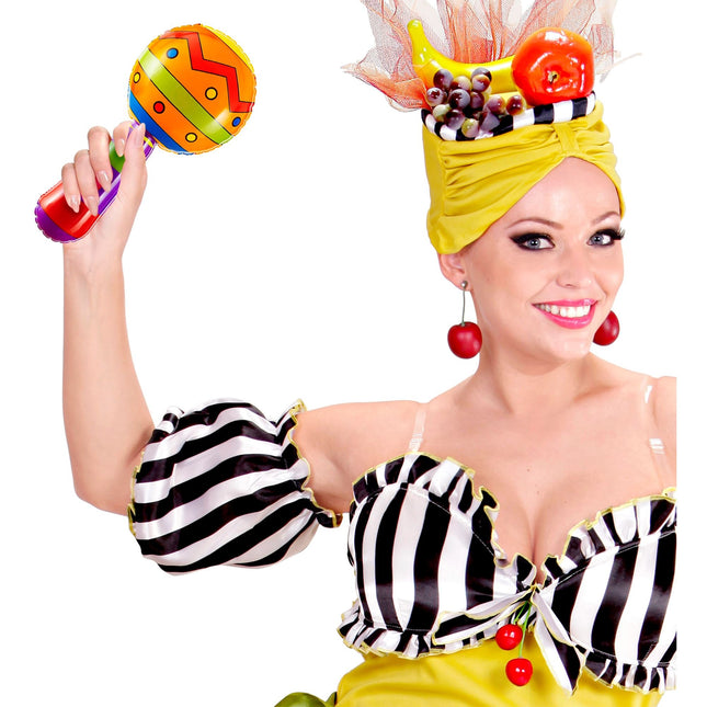 Värilliset puhallettavat Samba-pallot 20cm