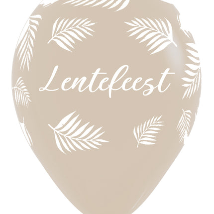 Ilmapallot kevätjuhla Palmut Valkoinen hiekka 30cm 25kpl