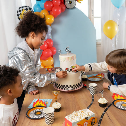 Race Cupcake Toppers 4kpl