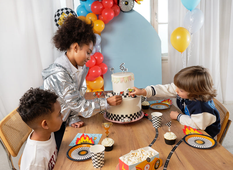 Race Cupcake Toppers 4kpl