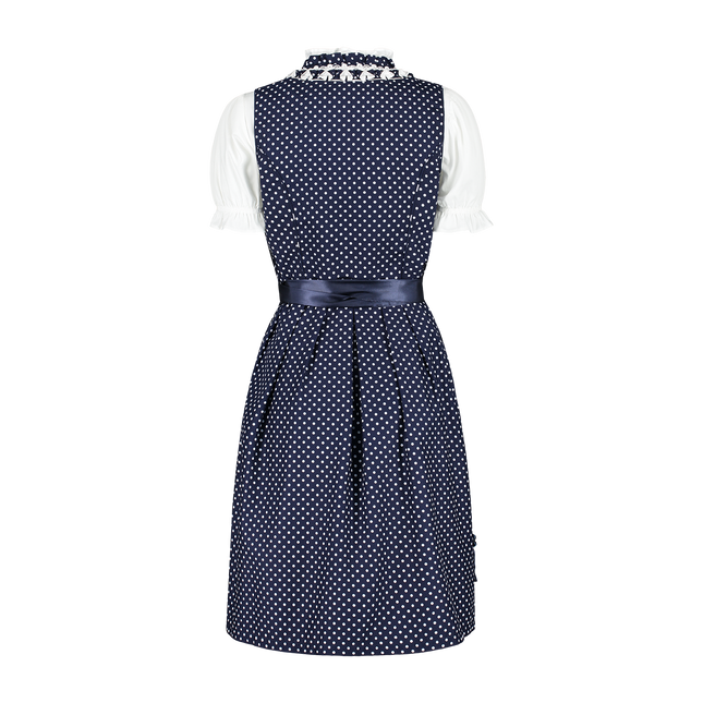 Valkoinen Sininen Dirndl Mekko Oktoberfest Ladies