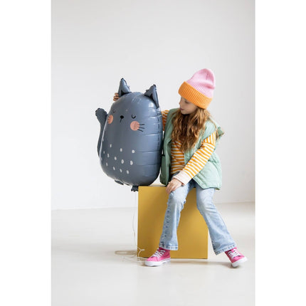 Kissa helium ilmapallo tyhjä 69cm