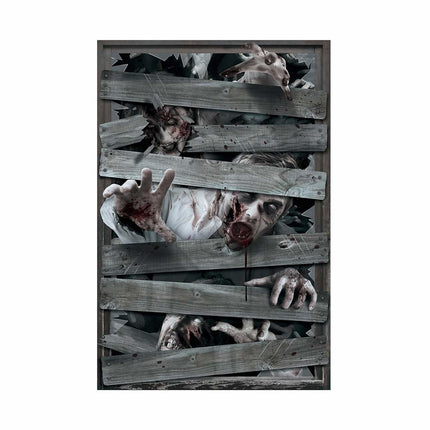 Halloween ikkuna sisustus Zombies