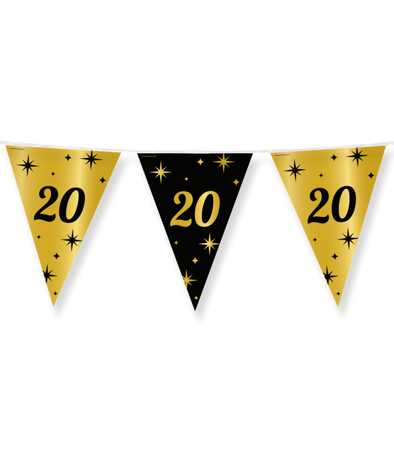 Kulta musta Garland 20 vuotta 10m