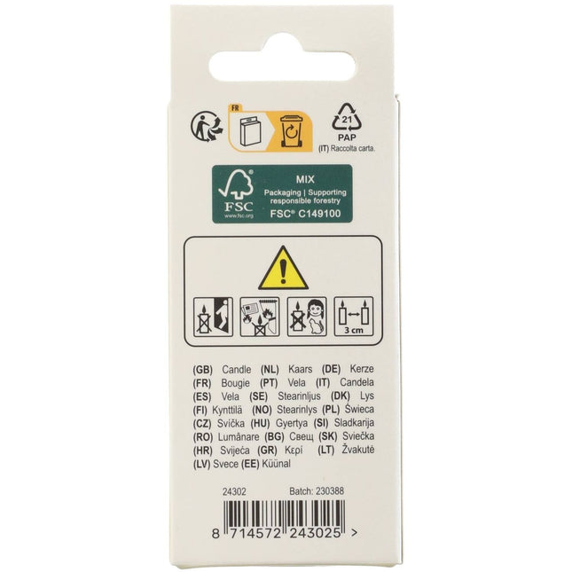 2 vuoden kynttilät 4.5cm