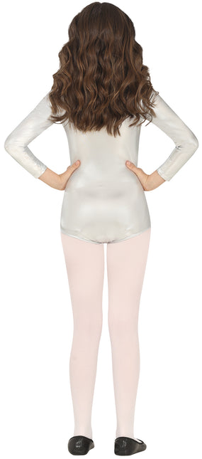 Tytön trikoo Silver Metallic