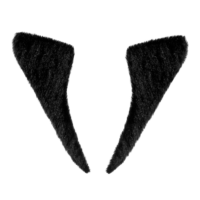 Mustat väärennetyt sivuparranlehdet 2 kpl