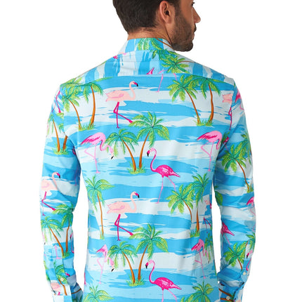 Hawaii Flamingo paita Miesten OppoSuits