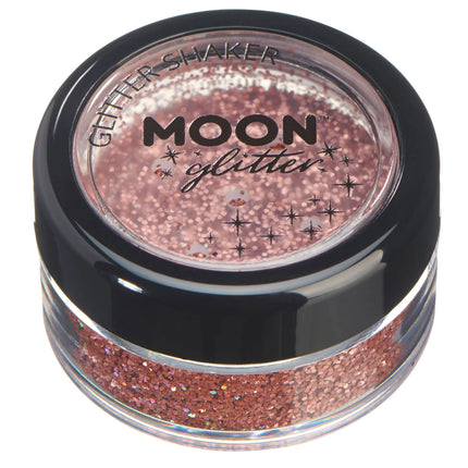 Moon Glitter Hologrammi Glitter Shakers Rose Gold 5g 5g