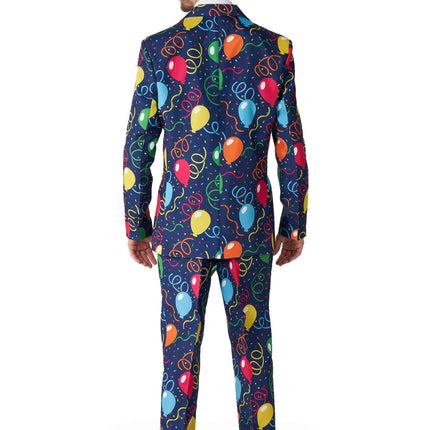 Puolueen ilmapallot puku miehet pukumestari