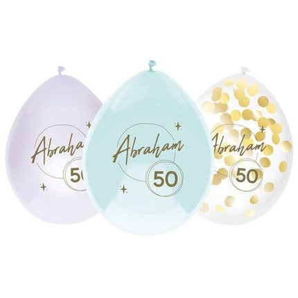 Abraham ilmapallot värilliset 30cm 6kpl