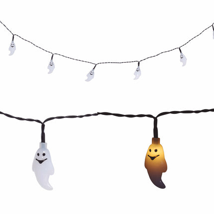 Halloween valo seppele LED aaveet 1.55m