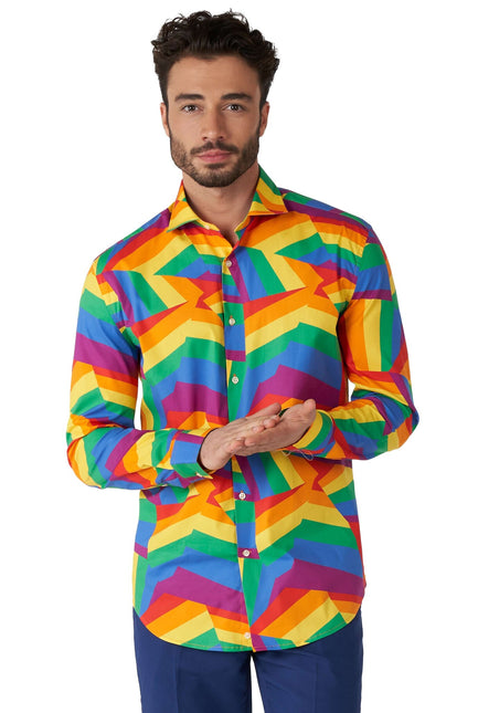 Zig Zag Rainbow paita Miesten OppoSuits