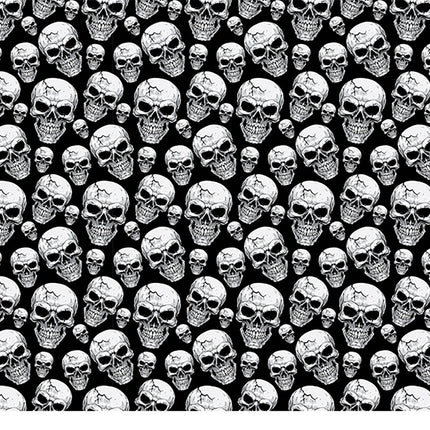 Halloween pöytäliina pääkallot 2.74m