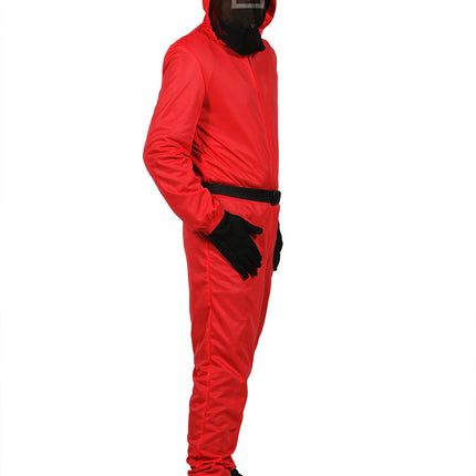 Kalmari peli puku punainen lapsi neliö