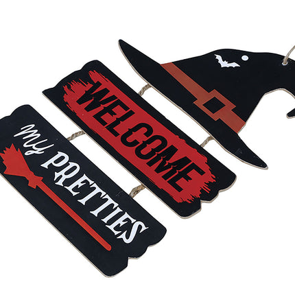 Halloween Ovikyltti Tervetuloa 32cm