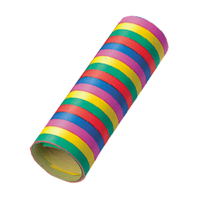 Värillinen serpentiini 18 renkaat paloturvallinen 4m