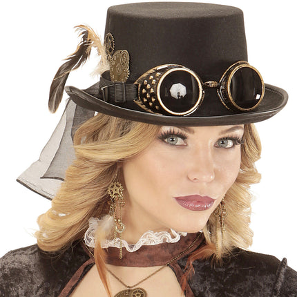 Hattu Steampunk silmälasit