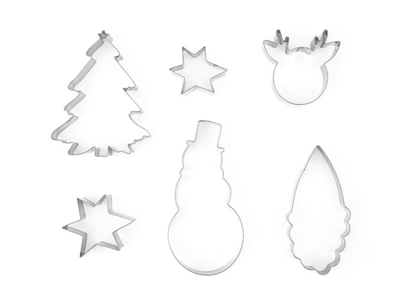 Jouluiset keksileikkurit 6 kpl