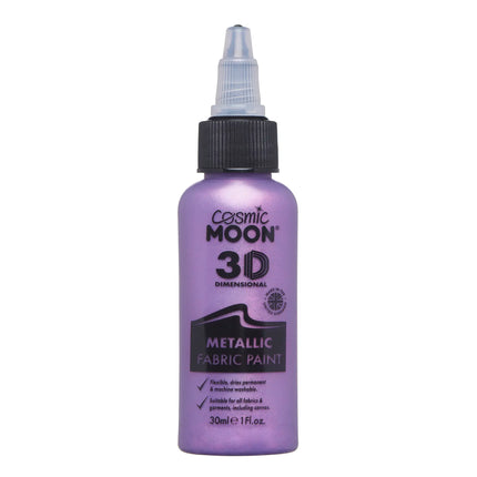 Cosmic Moon Metallic kangasmaali violetti 30ml