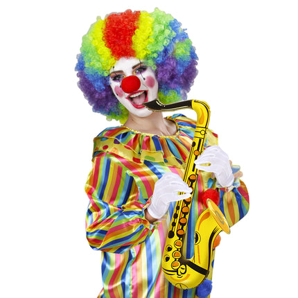 Keltainen väärennetty saksofoni