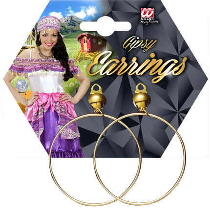 Kulta korvakorut Gypsy