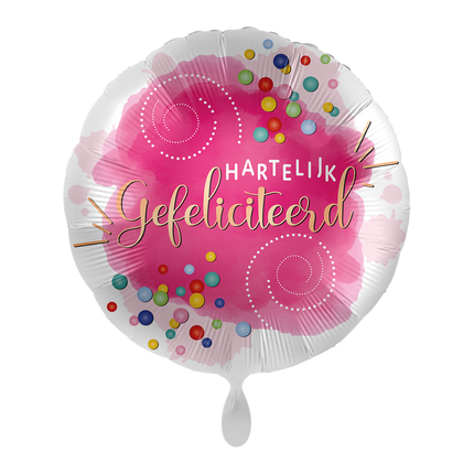 Hyvää syntymäpäivää helium ilmapallo tyhjä 43cm