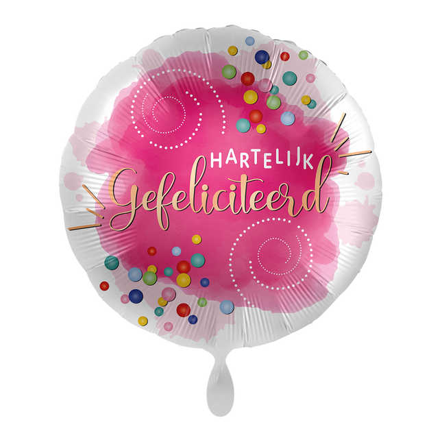Hyvää syntymäpäivää helium ilmapallo tyhjä 43cm