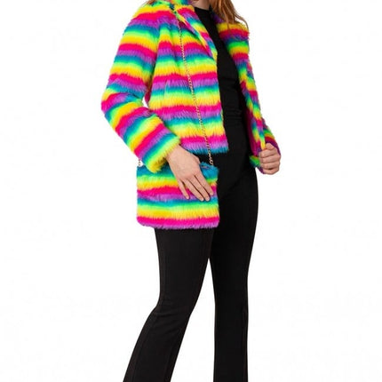 Kukkaro Plush sateenkaari raita