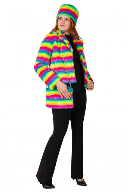 Kukkaro Plush sateenkaari raita