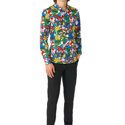 Super Mario paita poika teini OppoSuits