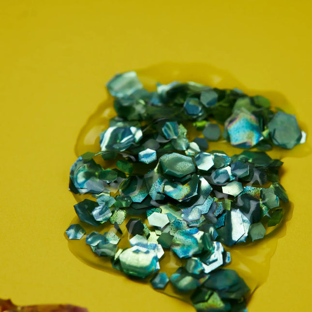 Moon Glitter Holografinen Chunky Glitter Gel Vihreä 12ml