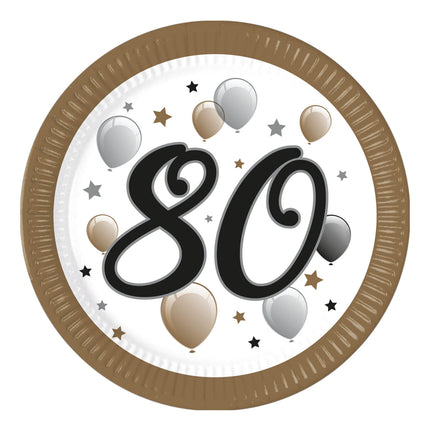 80 vuotta merkkejä paperi 23cm 8kpl