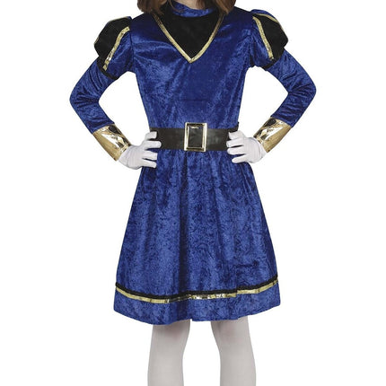 Pietenpak mekko lapsi sininen/kulta