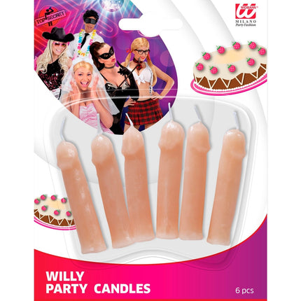 Kynttilät Dick 6kpl