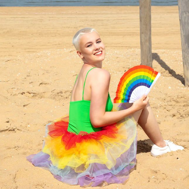 Viuhka Rainbow Pride 23cm