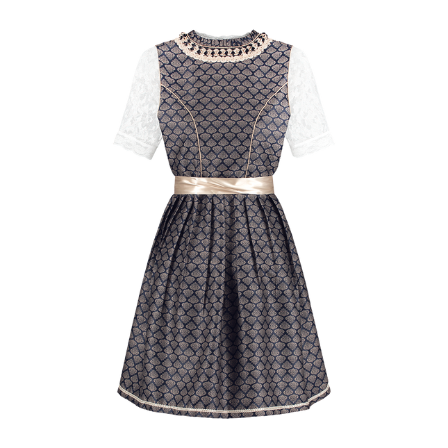 Sininen Valkoinen Creme Dirndl Mekko Oktoberfest Hyvät 2 kpl
