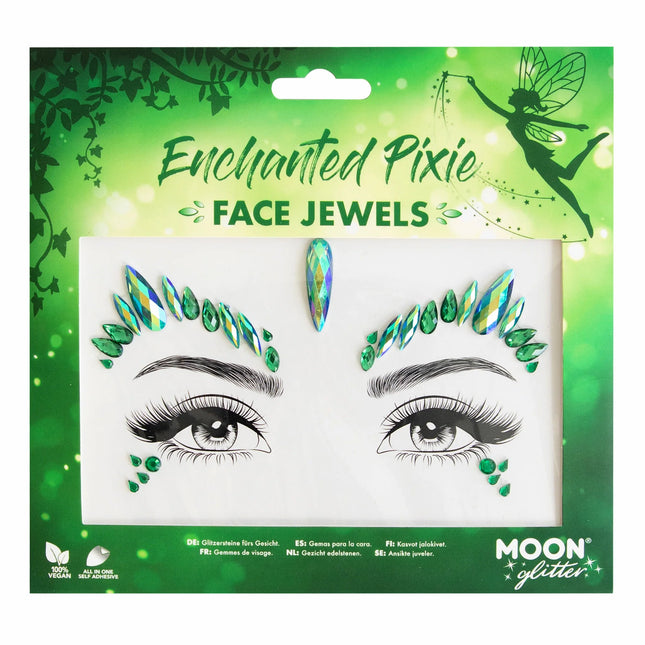 Moon Glitter Face Jewels Enchanted Pixie (Lumottu keiju)
