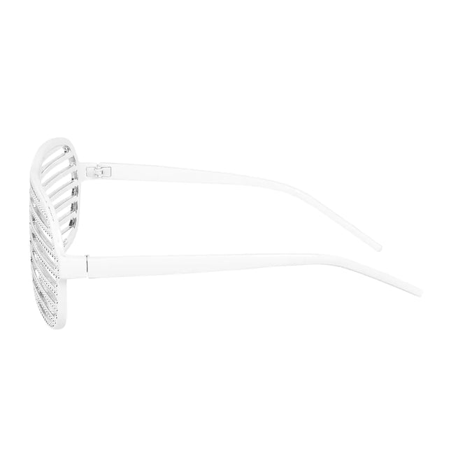 Valkoiset lasit raidallinen