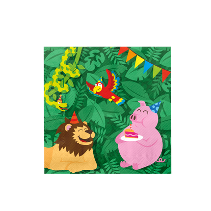 Viidakko lautasliinat 33cm 16kpl