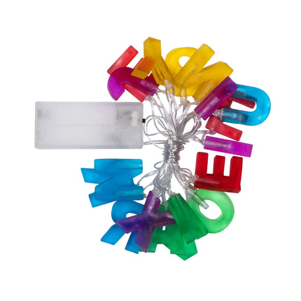 Valokoriste LED Joyeux Anniversaire 2m