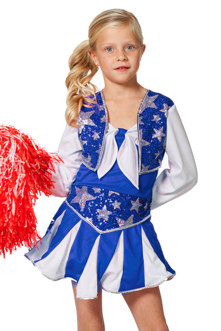Cheerleader puku sininen lapsi