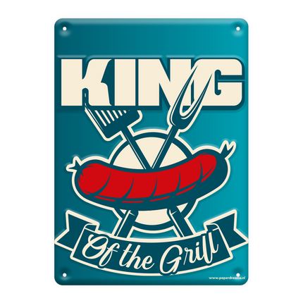 Metallilevy King Of Grill