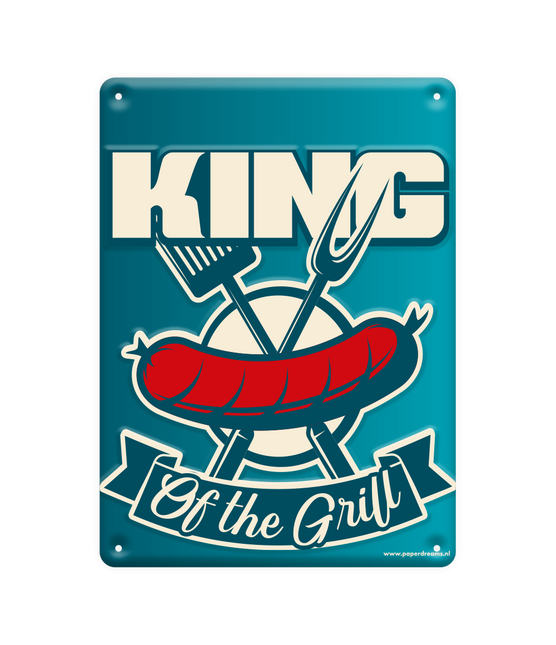 Metallilevy King Of Grill