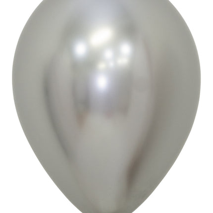 Ilmapallot Reflex Silver 30cm 50kpl