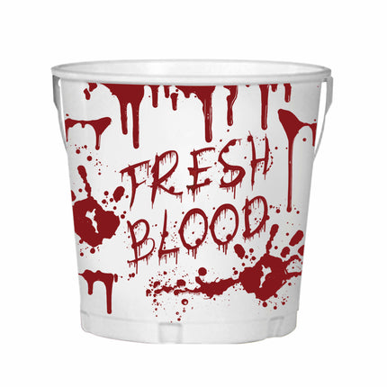 Valkoinen Halloween pöydän koristelu ämpäri