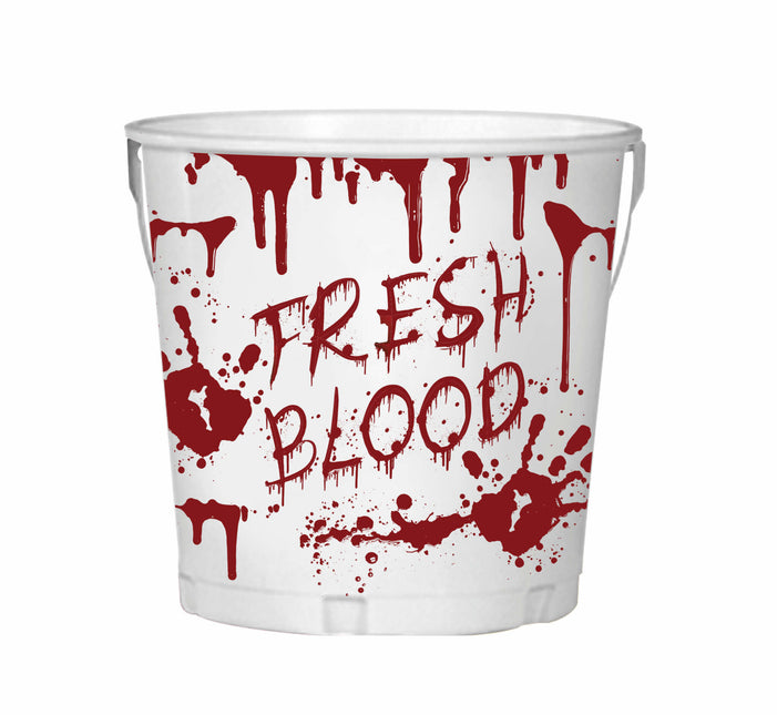 Valkoinen Halloween pöydän koristelu ämpäri